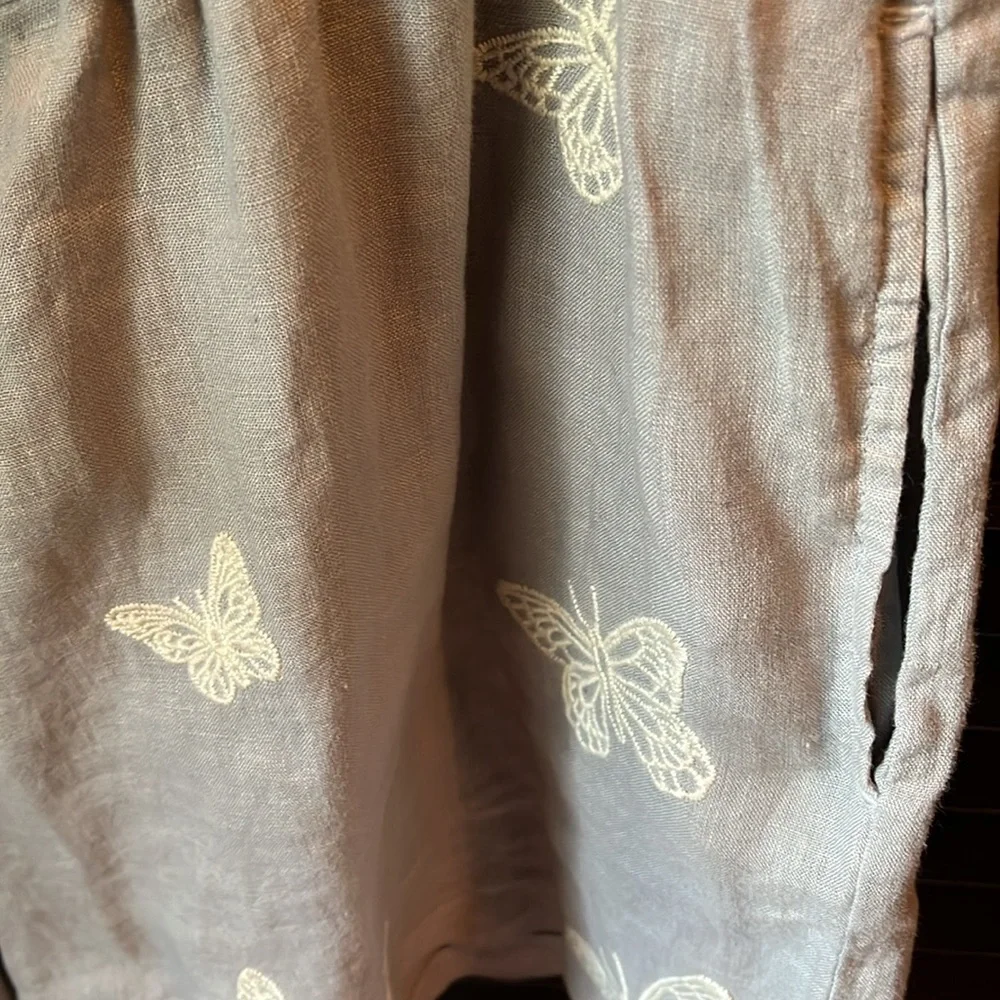 JOHNNY WAS J W Los Angeles Lorne Paperbag Shorts - Picture 3 of 5